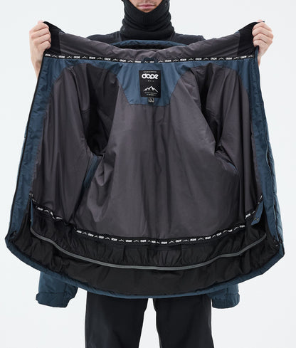 Snowboard Jacket Men Metal Blue