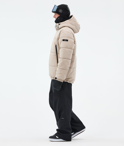 Snowboard Jacket Men Sand