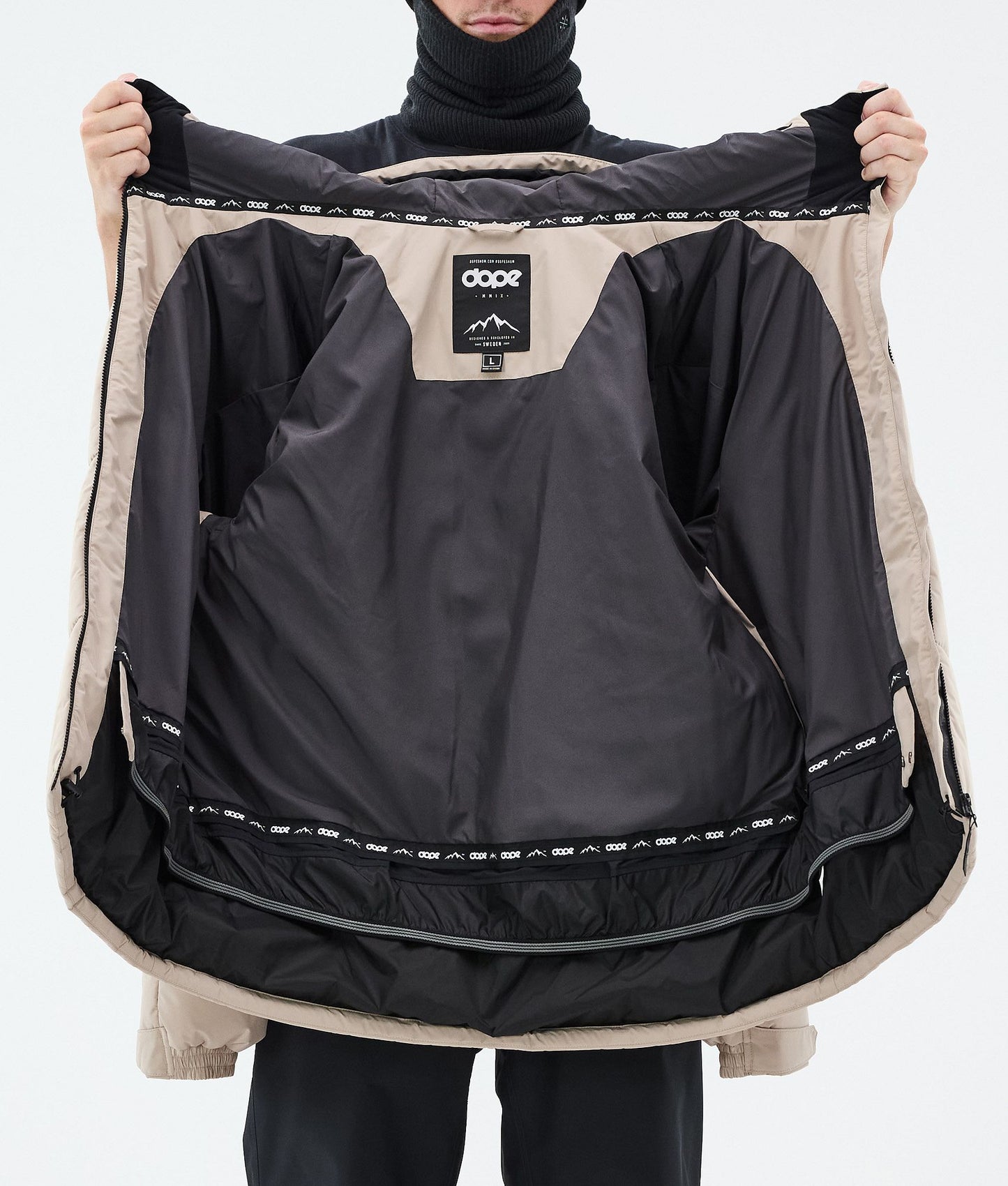 Snowboard Jacket Men Sand