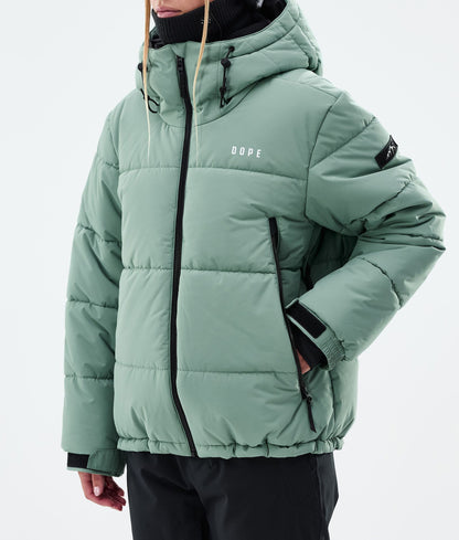 Snowboard Jacket Women Faded Green